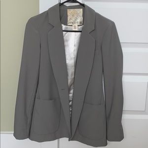 Arden B gray button blazer